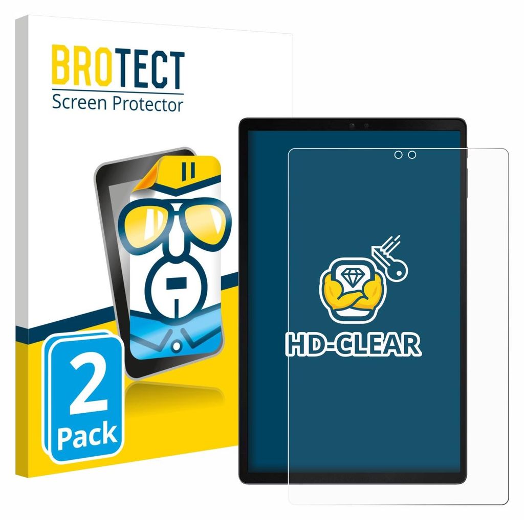 2x Für ZTE Blade X1001 Schutzfolie BROTECT Displayschutz Display Schutz Folie Klar Transparent