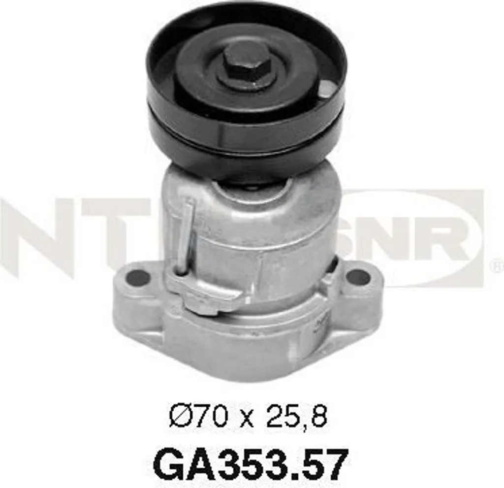 Galet tendeur de courroie d'accessoire SNR GA353.57 pour Opel Vectra