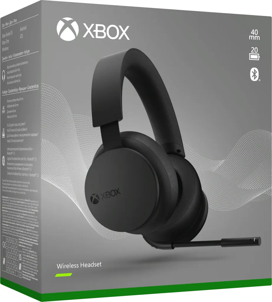 Casque Xbox Wireless Headset Noir - Son 3D, Micro Rétractable, 15h
