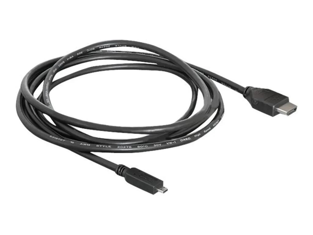 Cavo Delock Micro HDMI 2m per Setup Professionali | 4K 60Hz Certified
