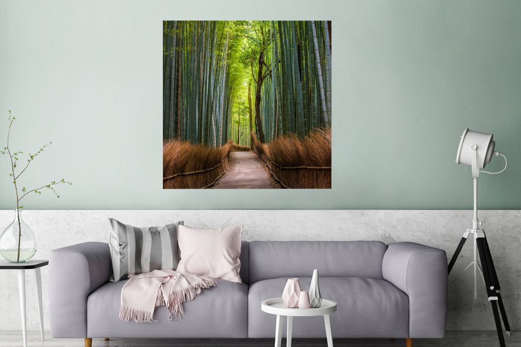 Poster - Bambuswald von Arashiyama in Japan Wanderweg - Produktbild 