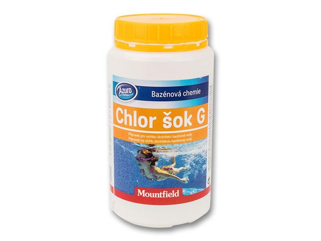 Azuro Chlor Schock 1 kg – Schnellchlor Granulat zur Pool Produktbild 