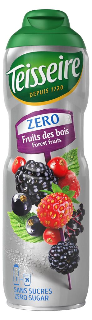 Teisseire Sirup Zero Waldfrüchte 600ml für Cocktails (1er Produktbild 