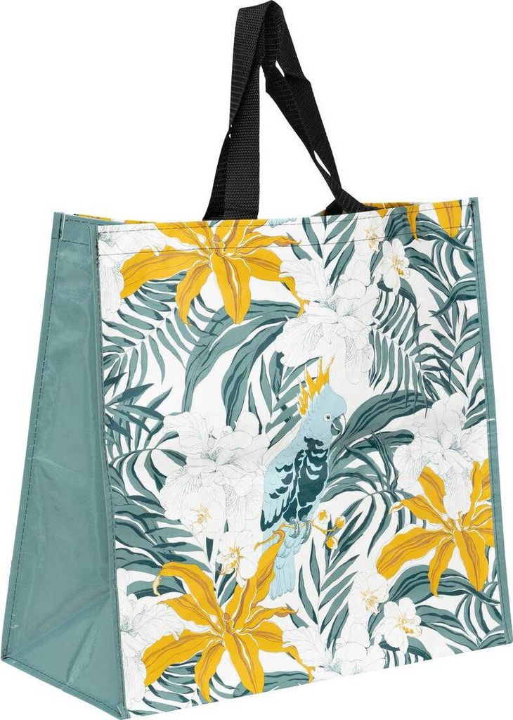 Einkaufstasche mit tropischem motiv 45x43cm - 5 five simply smart