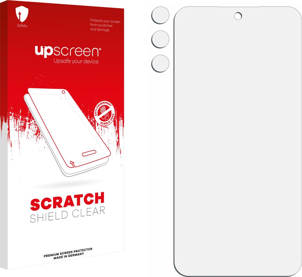 upscreen Schutzfolie für Samsung Galaxy A56 5G (Display+Kamera) Displayschutz Displayschutzfolie Folie Klar Transparent