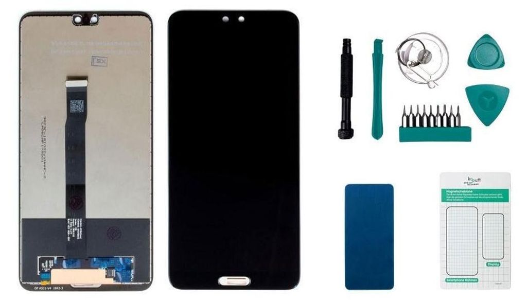 Huawei P20 Display schwarz - Set Produktbild 