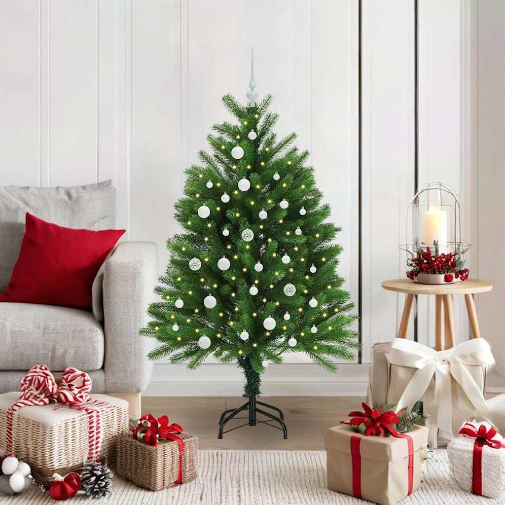 "Schlussverkauf" Weihnachtsbaum(1 pc) - Kunstbaum/Tannenbaum - mit 150 LEDs mit Ständer Grün 120 cm PE C7626