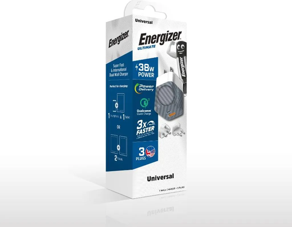 Chargeur Mural Universel GaN 38W Energizer Ultimate PD et Quick Charge - 11