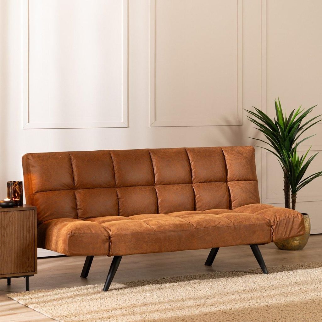 Bronx71 Schlafsofa 1,5-Sitzer Timo cognac
