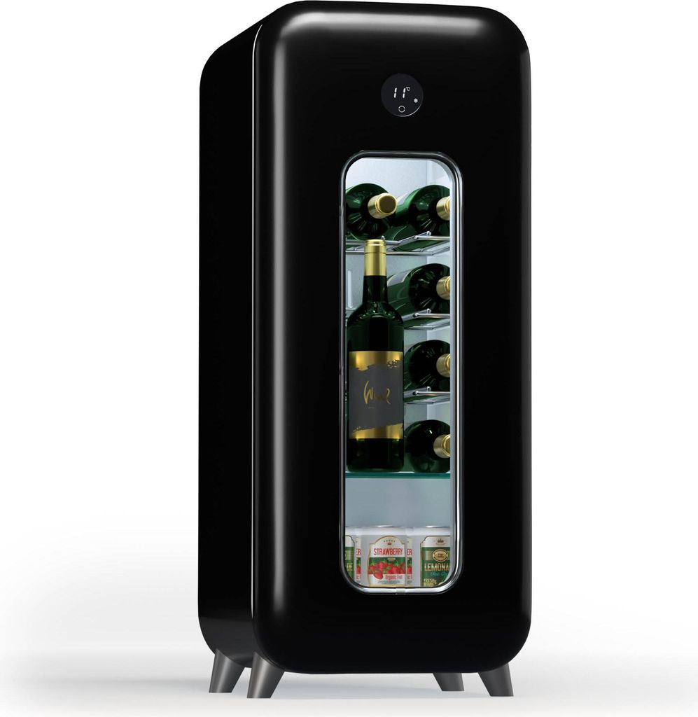 Klarstein Cave à vin sur pied 1 zone, Petit réfrigérateur à Image du produit 