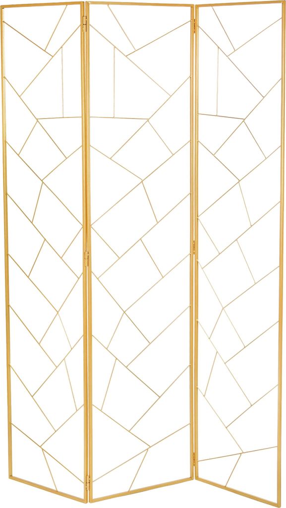 RAUMTEILER "MOSAIC" | Metall, gold, 170x120cm | Paravent