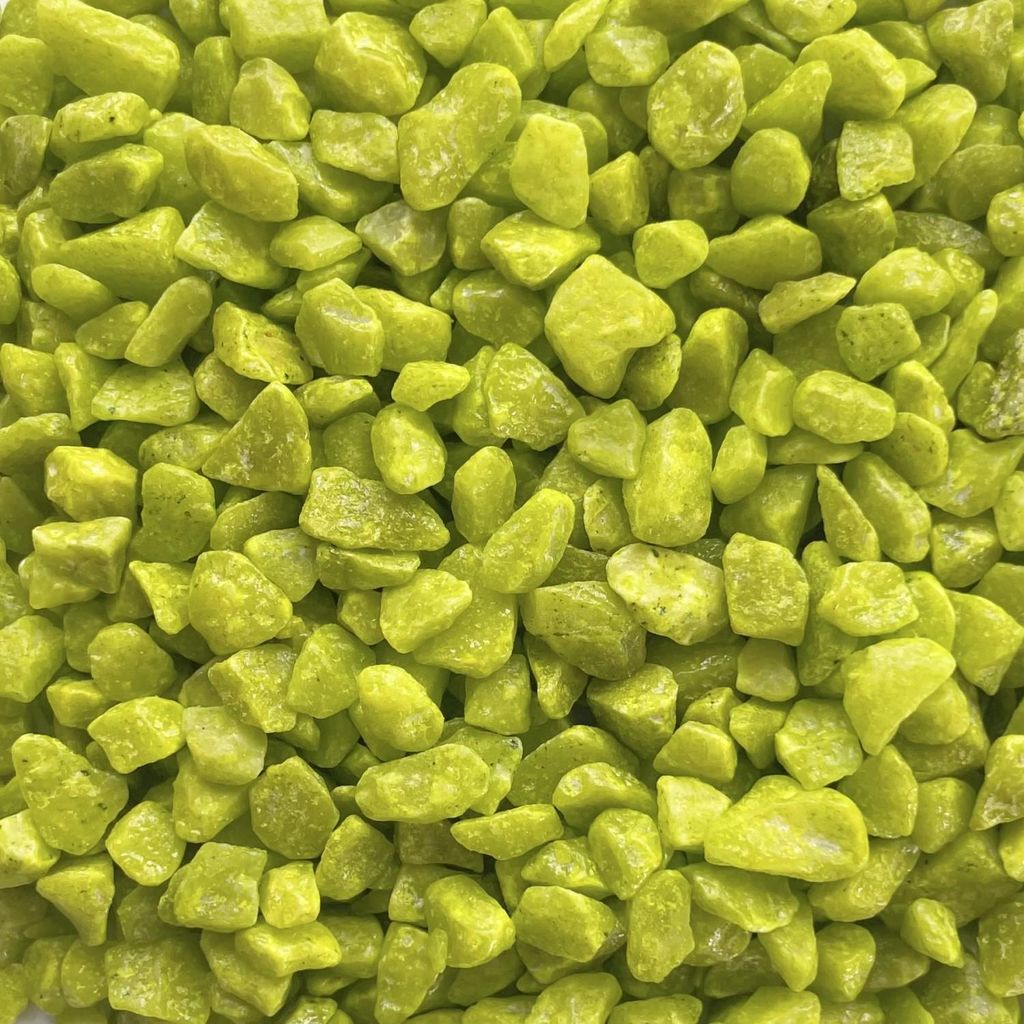 Dekosteine Farbsteine 9-13mm - 5kg Bunte Steine APFELGRÜN Produktbild 