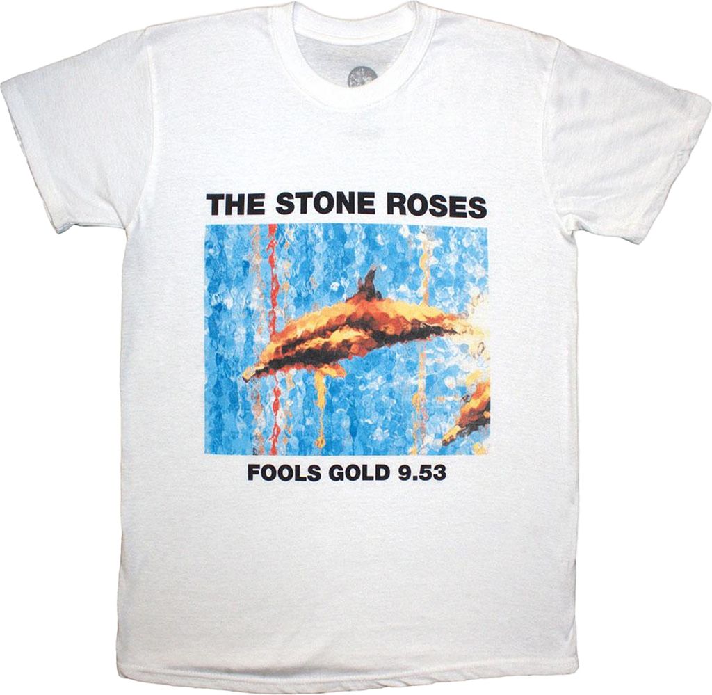 The Stone Roses - "Fools Gold" T-Shirt für Herren/Damen Uni RO13677 (S) (Weiß)