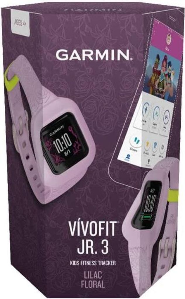 Garmin vivofit jr. 3 Lilac Floral Produktbild 
