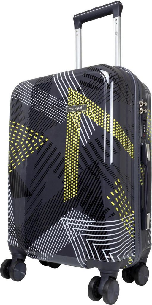 A studio shot of a suitcase.