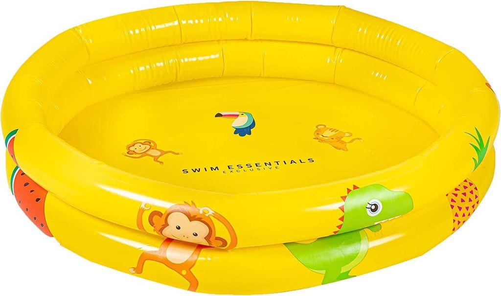 Swim Essentials Babybecken - Gelb - Golden Safari - Ø 60 cm