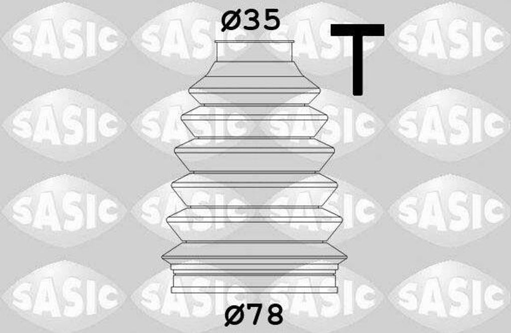 SASIC Faltenbalgsatz Antriebswelle Radseitig für RENAULT CLIO II (BB0/1/2, CB0/1/2) 4003457