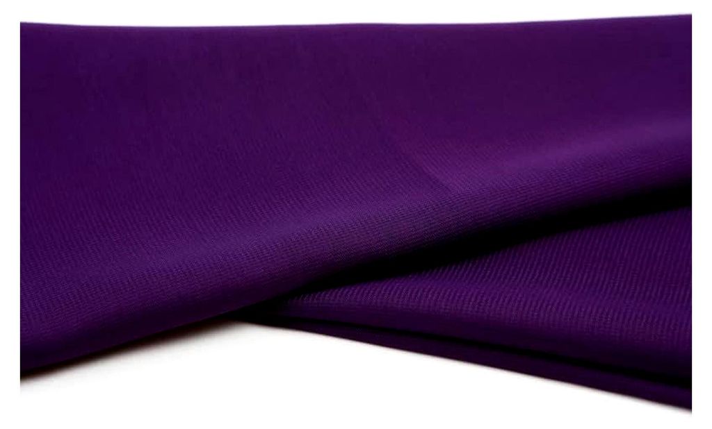 Chiffon Dekostoff Meterware (Aubergine)