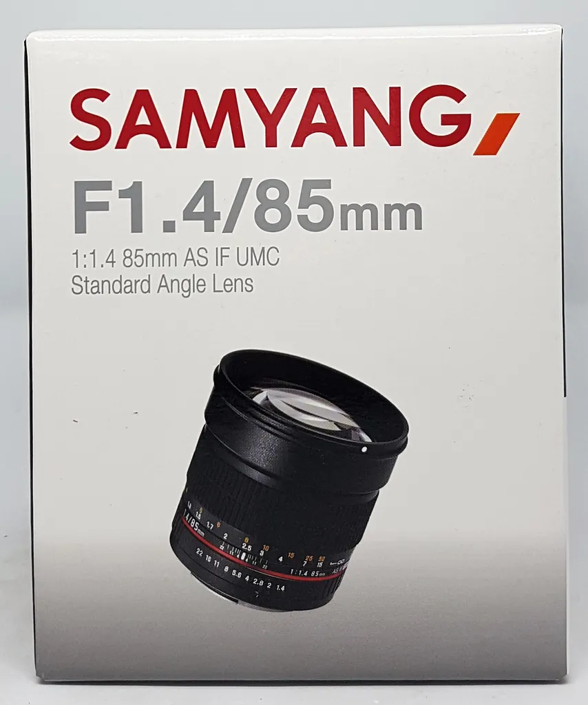Samyang 85mm f1.4 Sony E Objectif Manuel Lumineux avec Bokeh Artistique