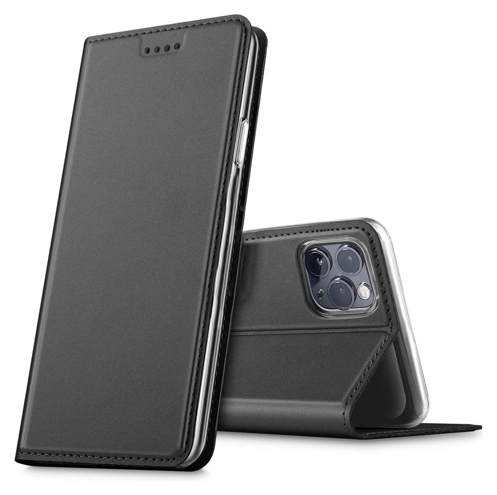 Handy Hülle Apple iPhone 12 / 12 Pro Book Case Schutzhülle Tasche Slim Flip Cover Etui