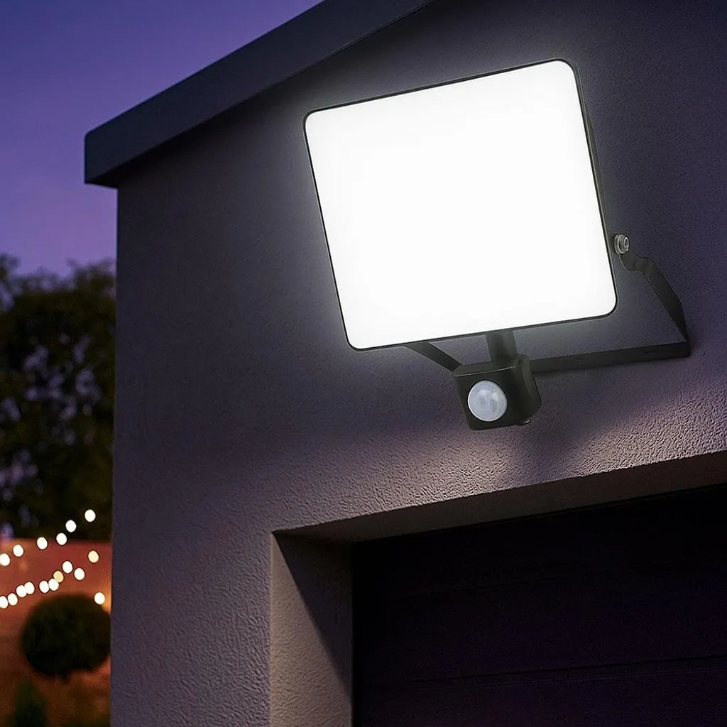Faretto LED da parete per esterni rilevatore di movimento IP65 3600Lm bianco caldo - 3