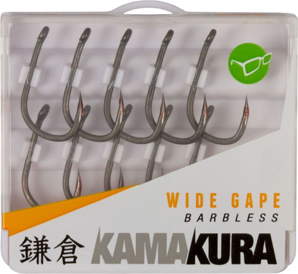 Korda Kamakura Wide Gape Barbless vel. 8 - KAM04