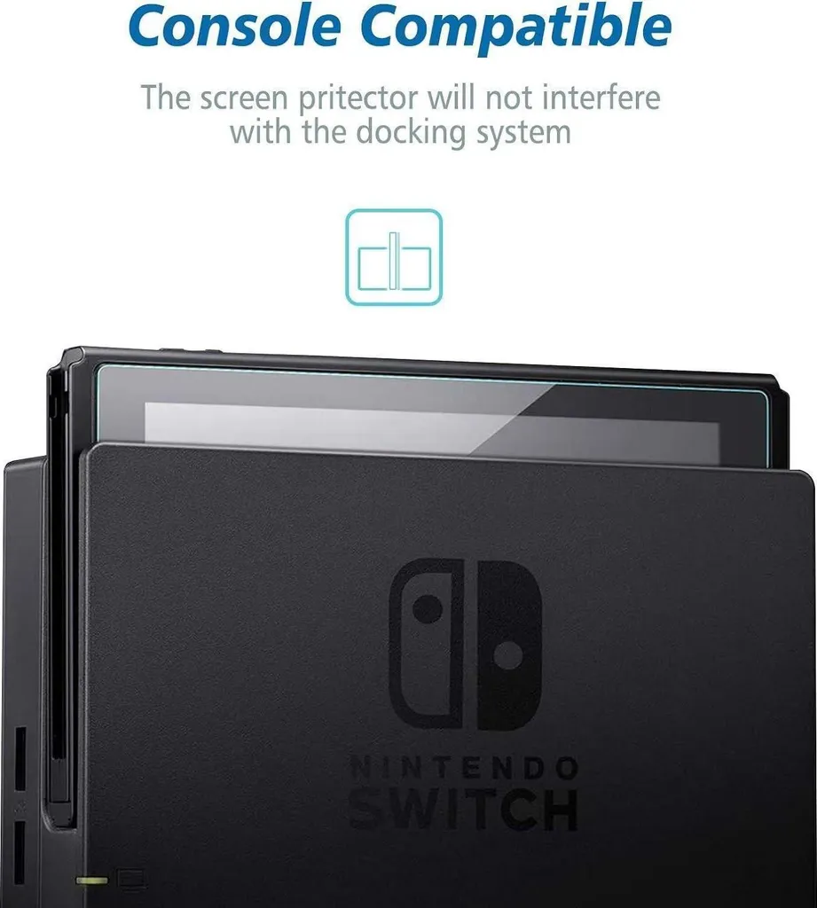 Pellicola Vetro Temperato Premium Nintendo Switch - Set 3 Pezzi HD - 8
