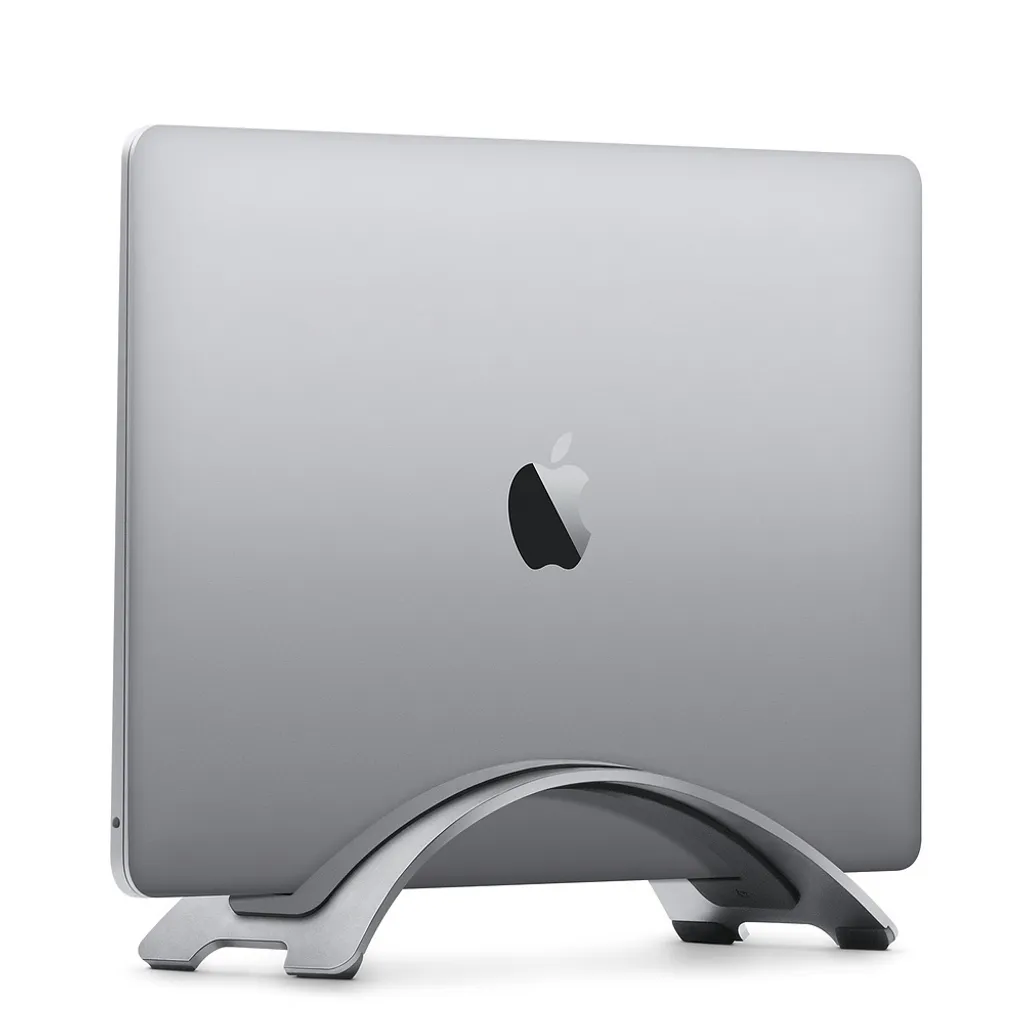 Support Vertical MacBook en Aluminium - Dock Station Twelve South Gris - 10
