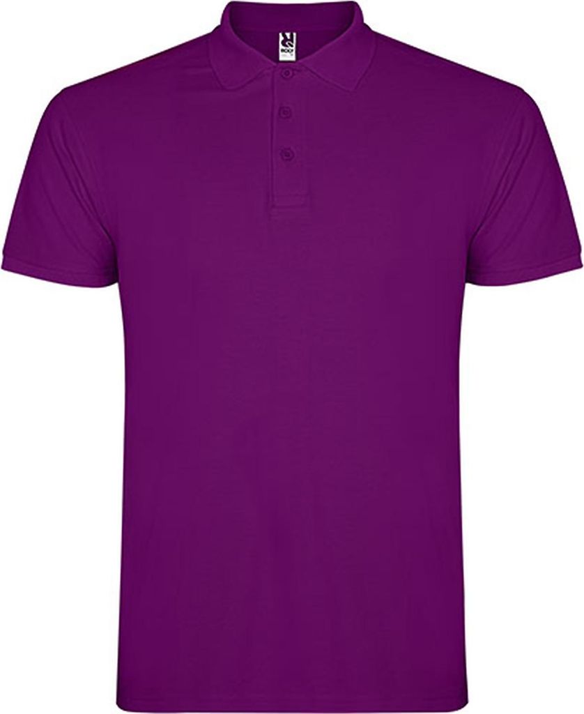 Roly PO6638 | Herren Star Poloshirt, Piqué - Farbe: Purple Immagine del prodotto 