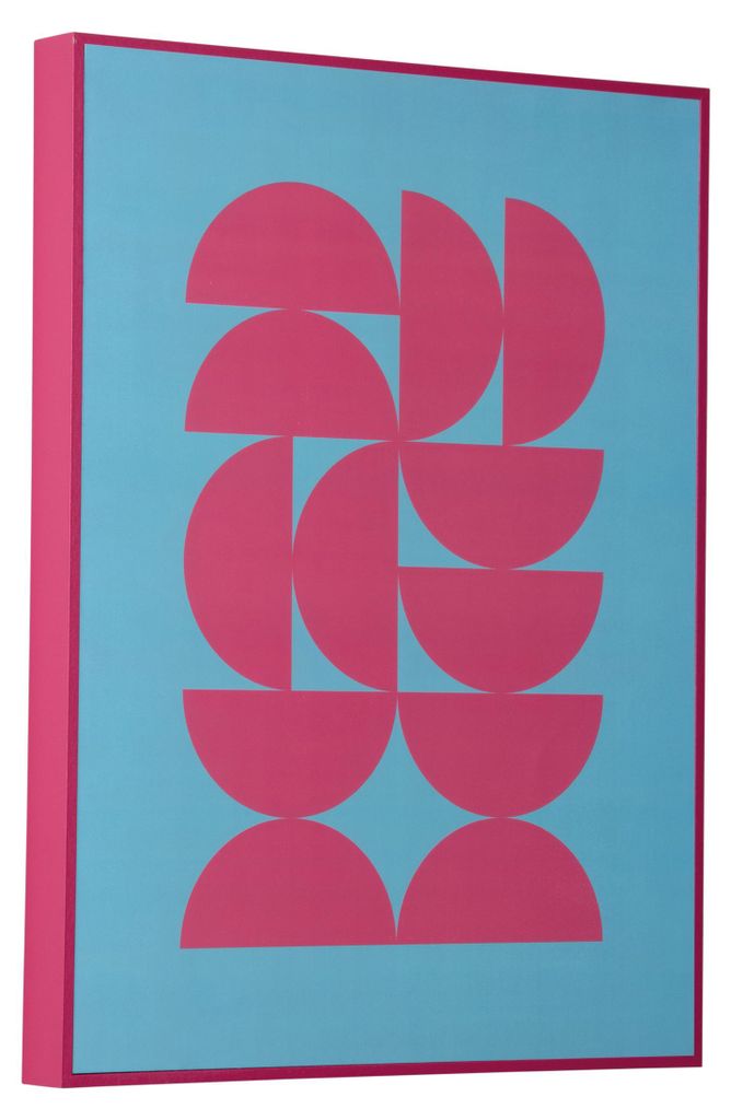 WANDOBJEKT Geometric - Blau - 3/30/40 cm