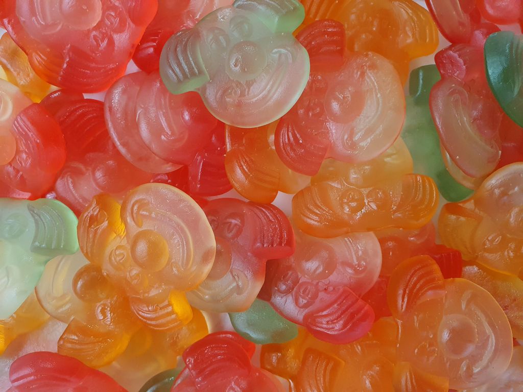 De Bron Gom Clowns Fruchtgummi Zuckerfrei 1 kg Produktbild 