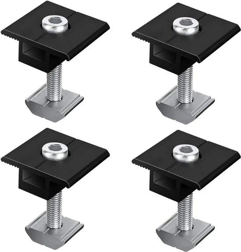 Fixation panneau solaire 30mm stable et facile à installer - Lot de 4 pro