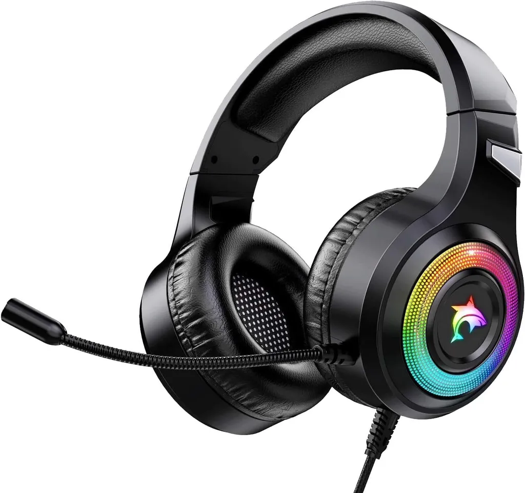 Regalo Gaming: Cuffie Surround 3.5mm con LED per Ragazzi e PC
