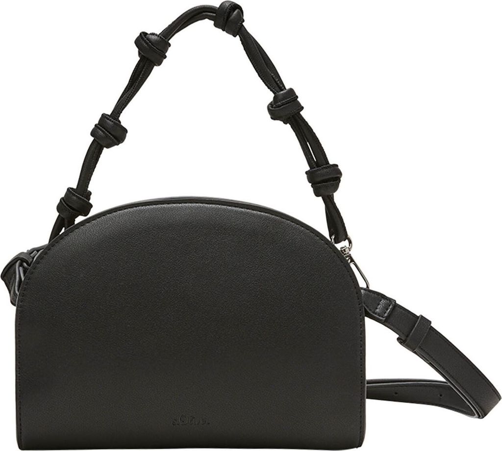 s.Oliver Schultertasche Umhängetasche City Bag Grey / Black schwarz