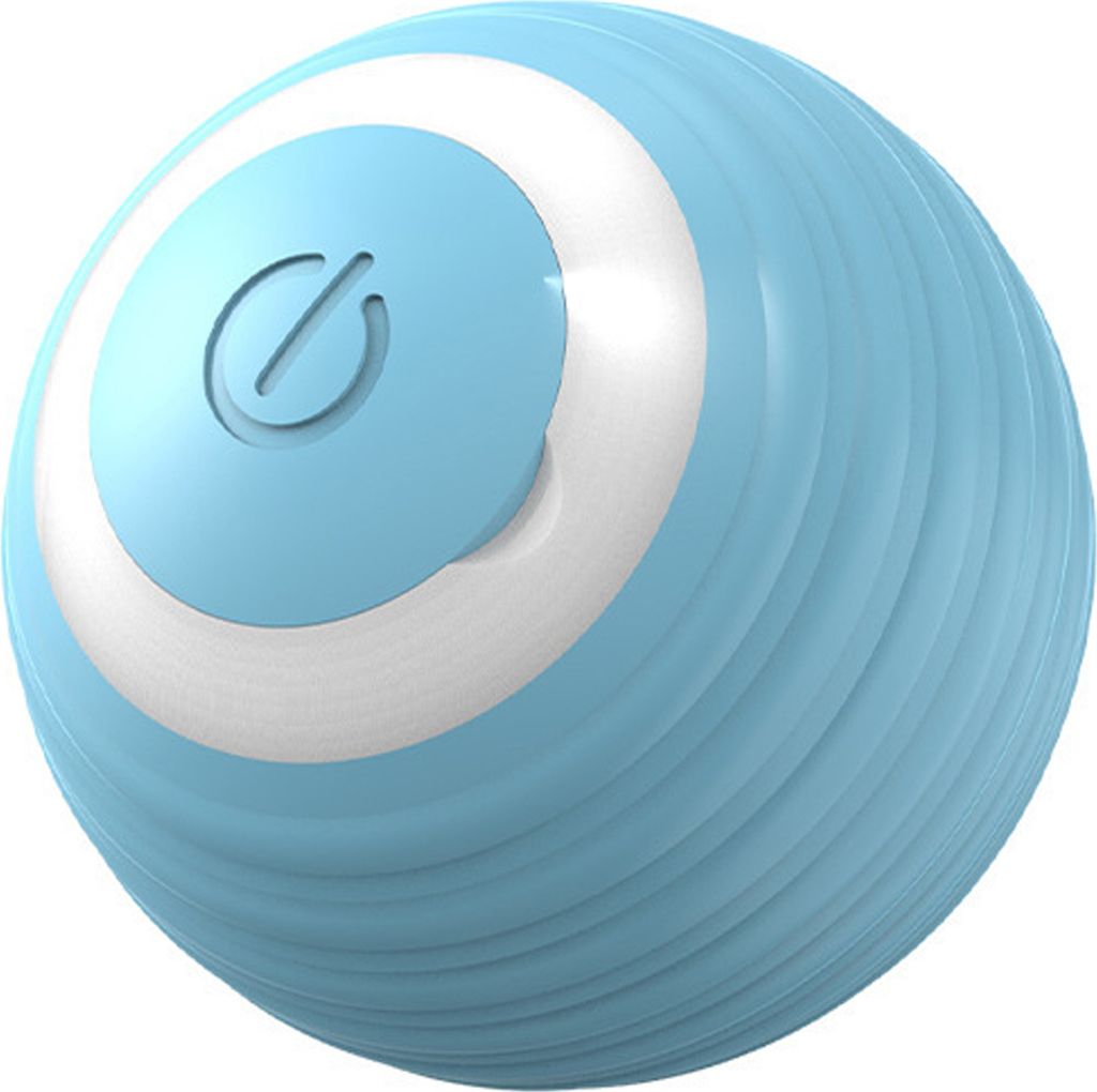 Interaktives Katzenballspielzeug, wiederaufladbar über USB, LED-Licht, automatisches Katzenspielzeug, Langeweile reduzierender, rotierender Ball f...