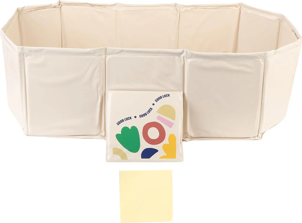 Baignoire pliable pour bébé et voyage - Solution de bain compacte beige