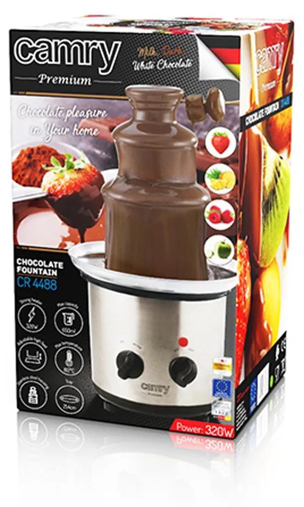 Fontaine à Chocolat Camry CR 4488 Puissante 320W en Matériau Durable