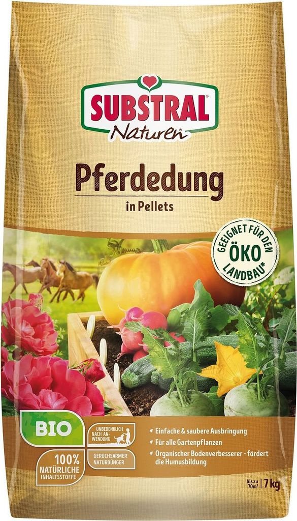 Substral Naturen Pferdedung  7 kg Produktbild 