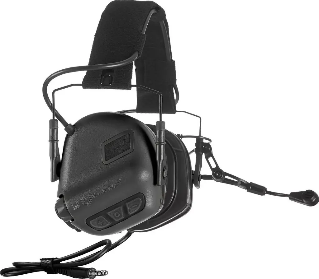 Casque antibruit actif Earmor M32-BK Plus pour le tir - 3