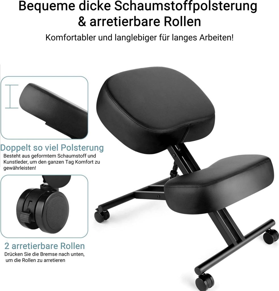 BLACK POINT Ergonomischer Kniestuhl O'KNEEL F? Produktbild-Vorschau 5