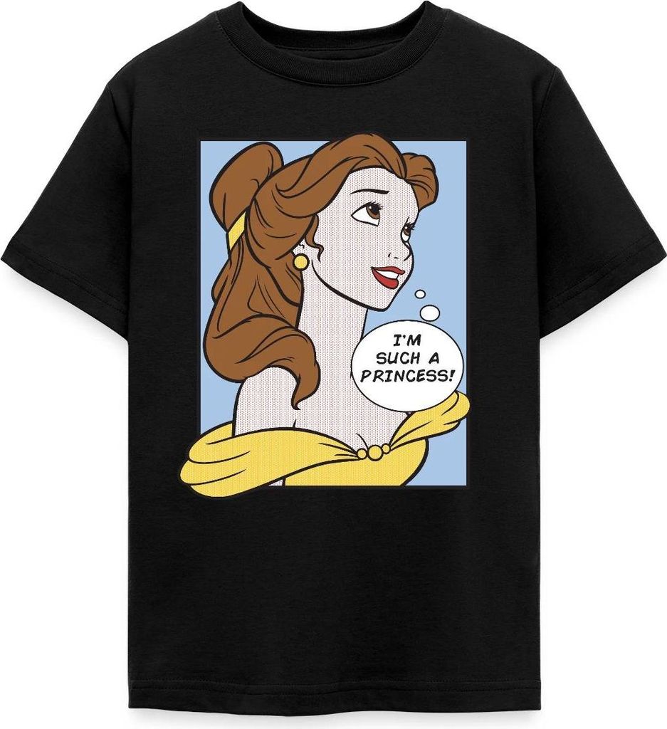 Belle Mit Spruch I'm Such A Princess Teenager T-Shirt, 134/146 (9-11 Jahre), Schwarz