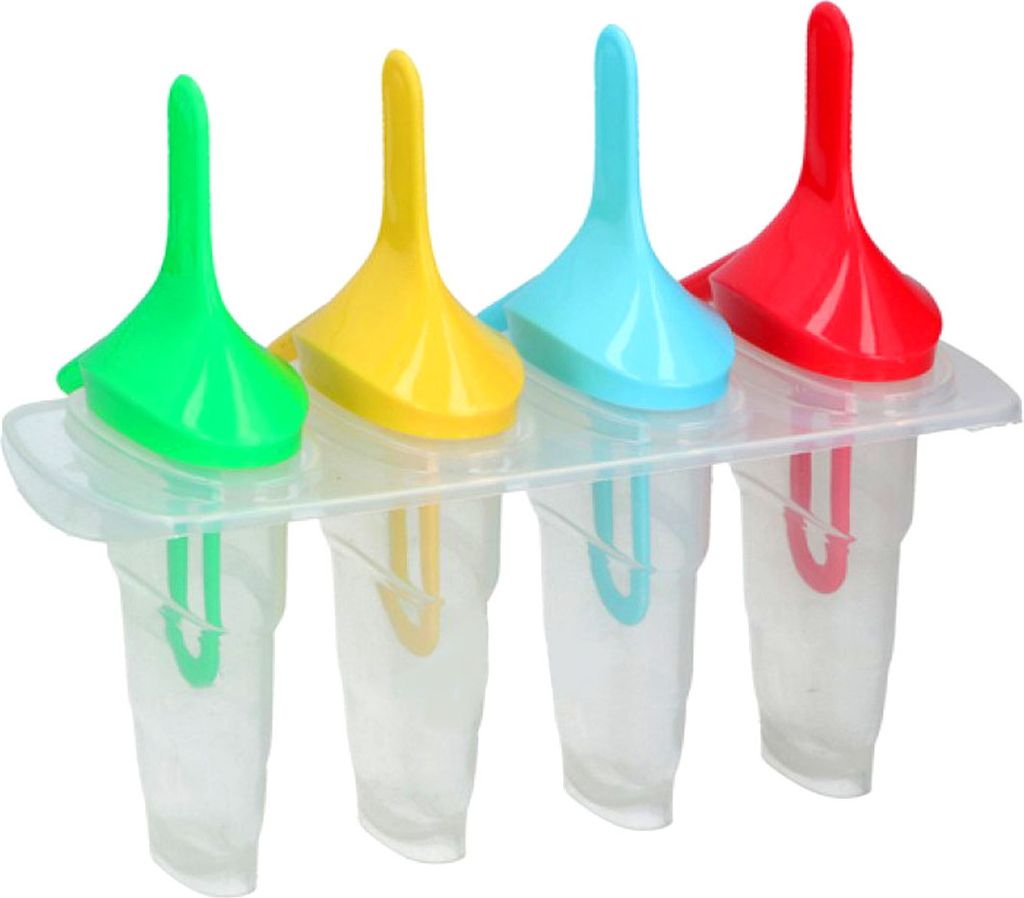 1x Eisbereiter Eis am Stiel für 4 Formen Eisförmchen Eismaker Stieleisformer