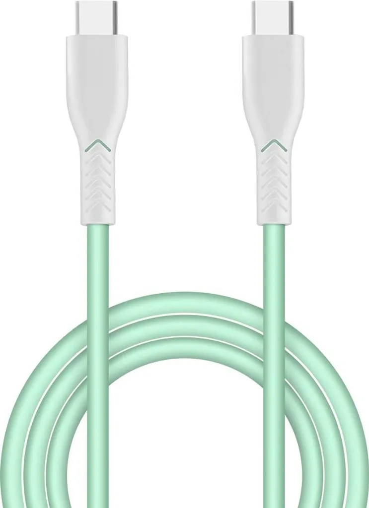 Cavo USB-C a USB-C 60W Rapido Verde - Ricarica Laptop e Smartphone
