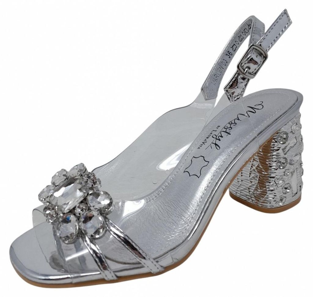 Misstyle by Laura Vita Sandalette Silber
