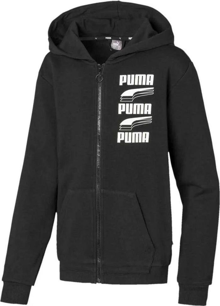Puma Rebel Bold Tr Jacke Schwarz 7-8 Years Jungen Schwarz 7-8 Years