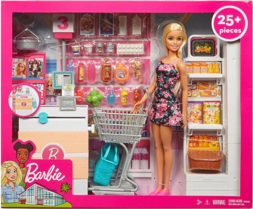 Supermarket a bábika Barbie Obrázok produktu 