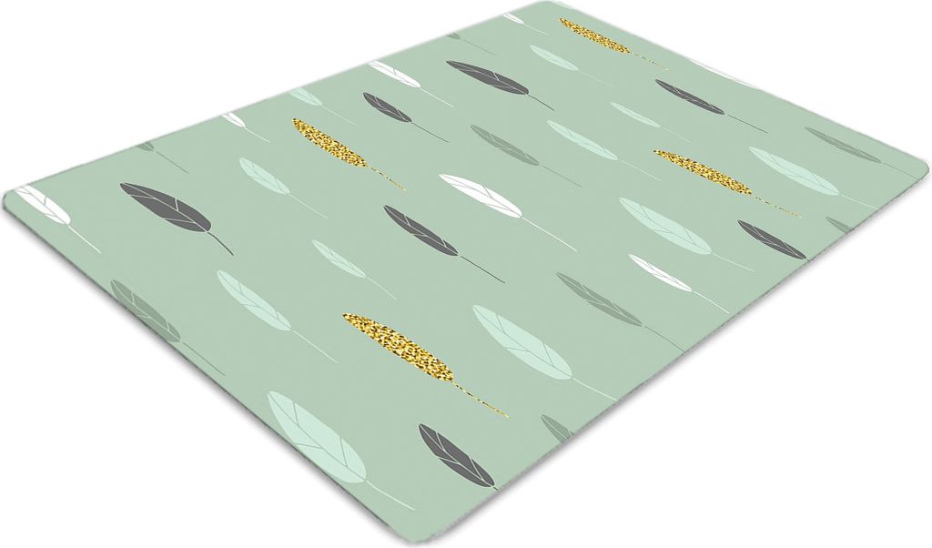 Stuhlunterlage Bürostuhlunterlage 120 cm x 90 cm Bodenmatte Bürostuhlunterlage - Skandinavisches Muster