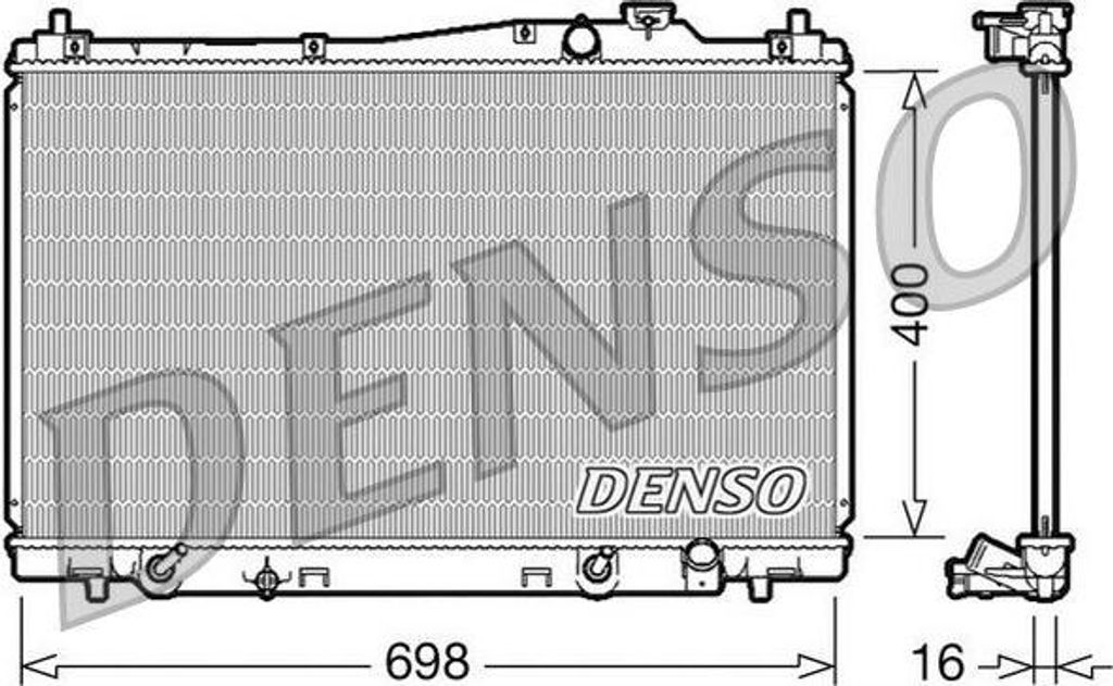 Kühler, Motorkühlung DENSO DRM40017