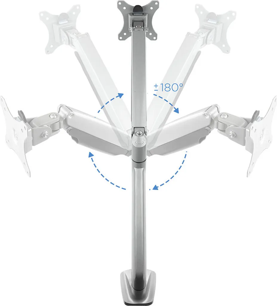 Évitez le Mal de Dos avec ce Support Écran Ergonomique TooQ 9kg Max - 7