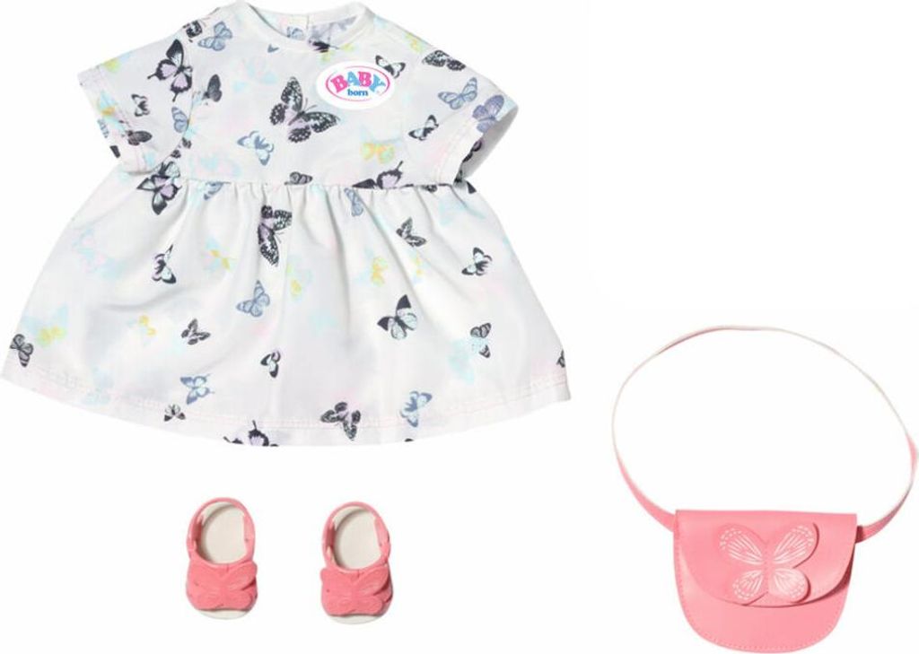 BABY born Butterfly Dress 43cm, Zestaw akcesoriów dla Zdjęcie produktu 